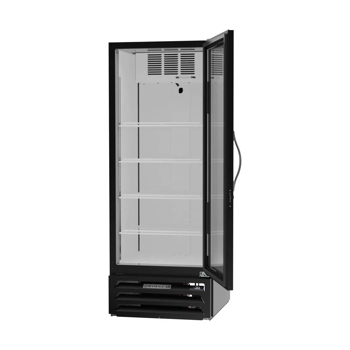 Beverage Air MMF12HC-1-B 24" 1 Glass Door Freezer Merchandiser in Black, 11.9 cu. ft.