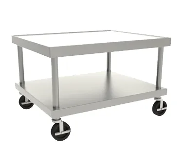 Wolf STAND/C-48 Mobile Equipment Stand w/ Open Base with Undershelf, 49"W x 30"D x 24"H