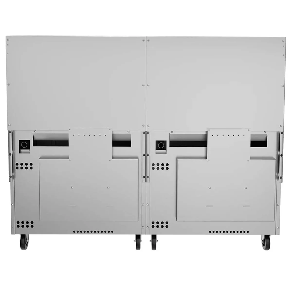 Vulcan 72SC-12B 72" Gas Restaurant Range w/ (12) Open Burners, (1) Standard Oven, (1) Convection Oven, 430.000 BTU