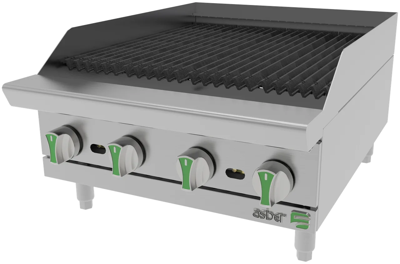 Asber AERB 24 EM Countertop Gas Charbroiler