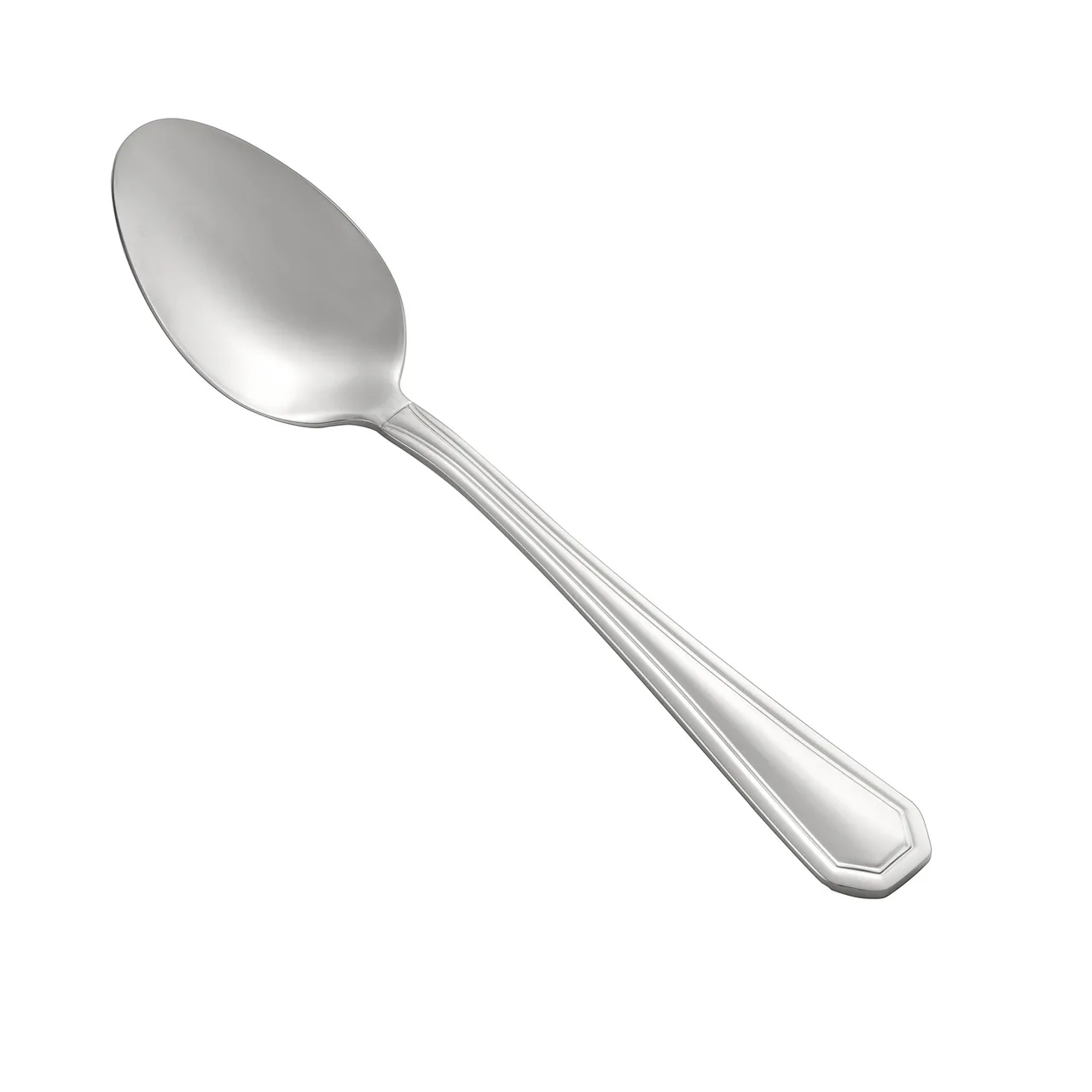 CAC China 8006-03 - Lux Dinner Spoon, 7-3/8" Length, Heavy Weight, 18/8 Stainless Steel - 1 Dozen