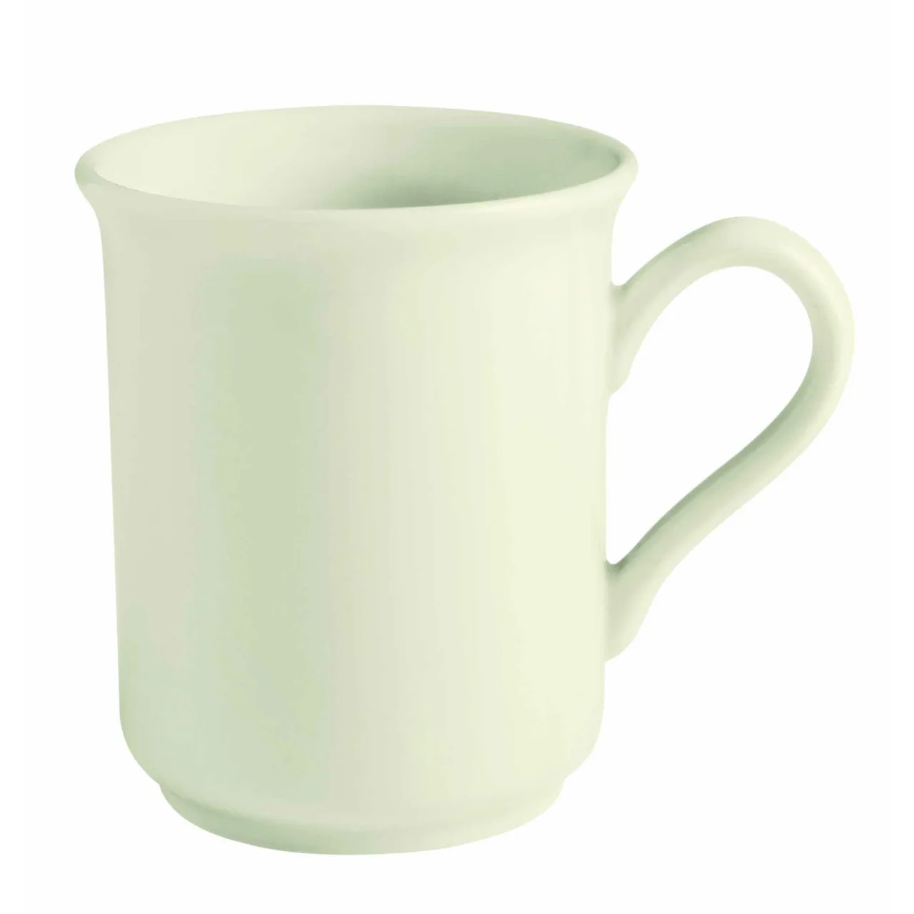 GET PP1100606124 Mug, 11 Oz., 5" Rolled Edge, Scratch-Resist, Microwave Safe, Porcelain - 1 Dozen