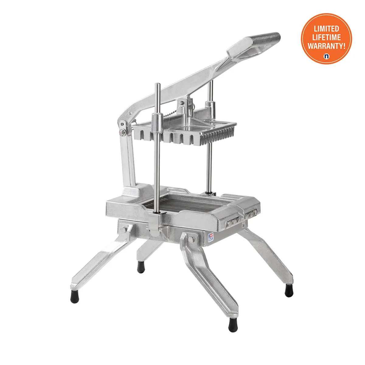 Nemco 55650-1 Manual 1/2" Slice Lettuce Cutter, 13" Width, Cast Aluminum & Stainless Steel, Countertop