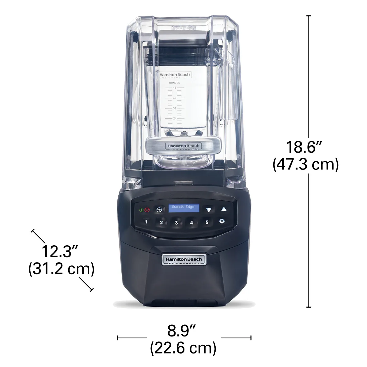 Hamilton Beach HBH855 Summit® Edge High Performance Blender, 3.5 Hp Motor