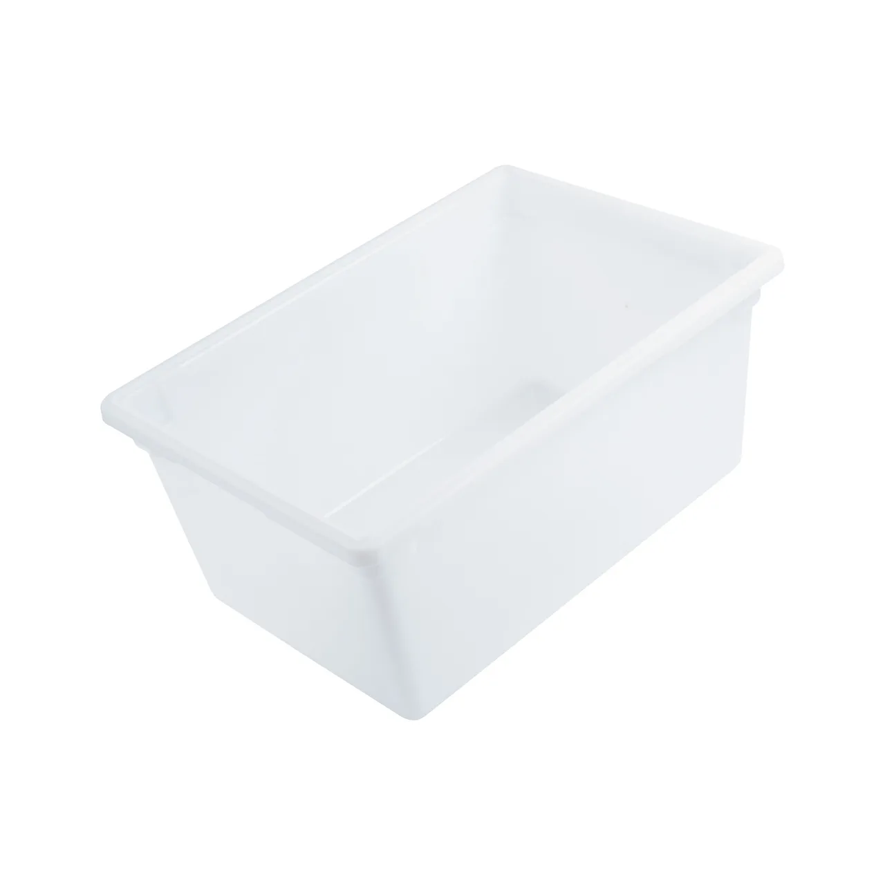 CAC China FS4F-15W Food Storage Box, 22 Gallon, 26"L x 18"W x 15"H, Polypropylene, White, BPA Free