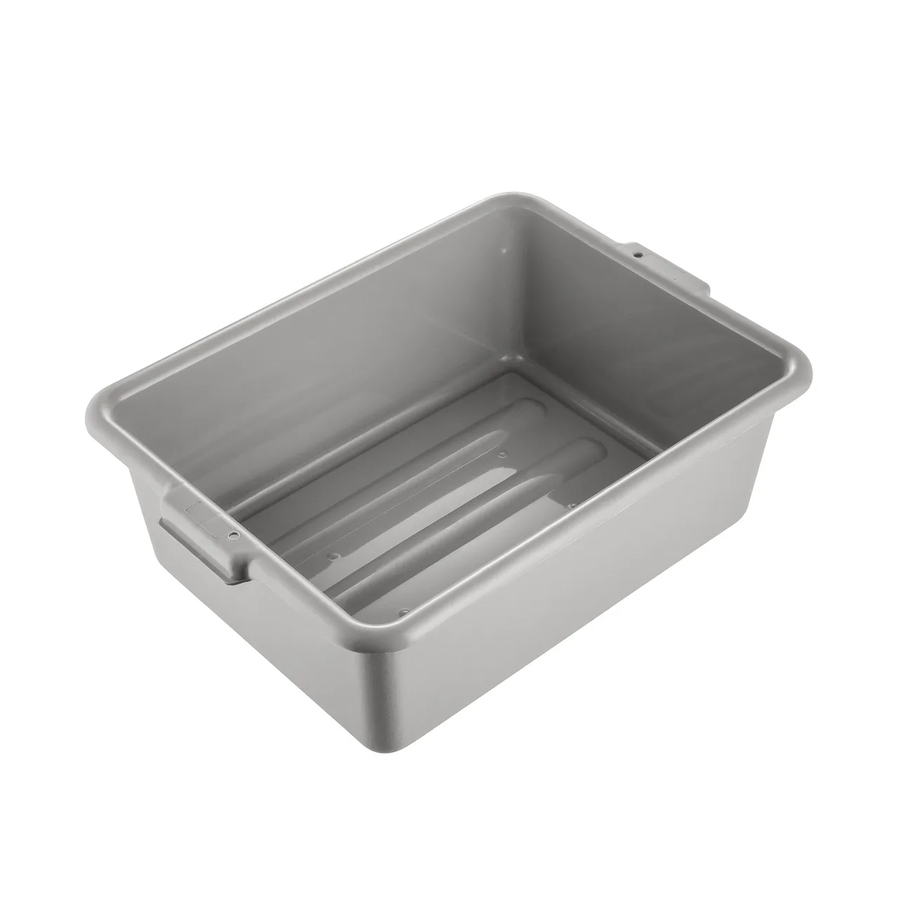CAC China BTDB-7GY Bus Box, 22'L x 15-3/4'W x 7'H, Polypropylene, Gray, BPA Free