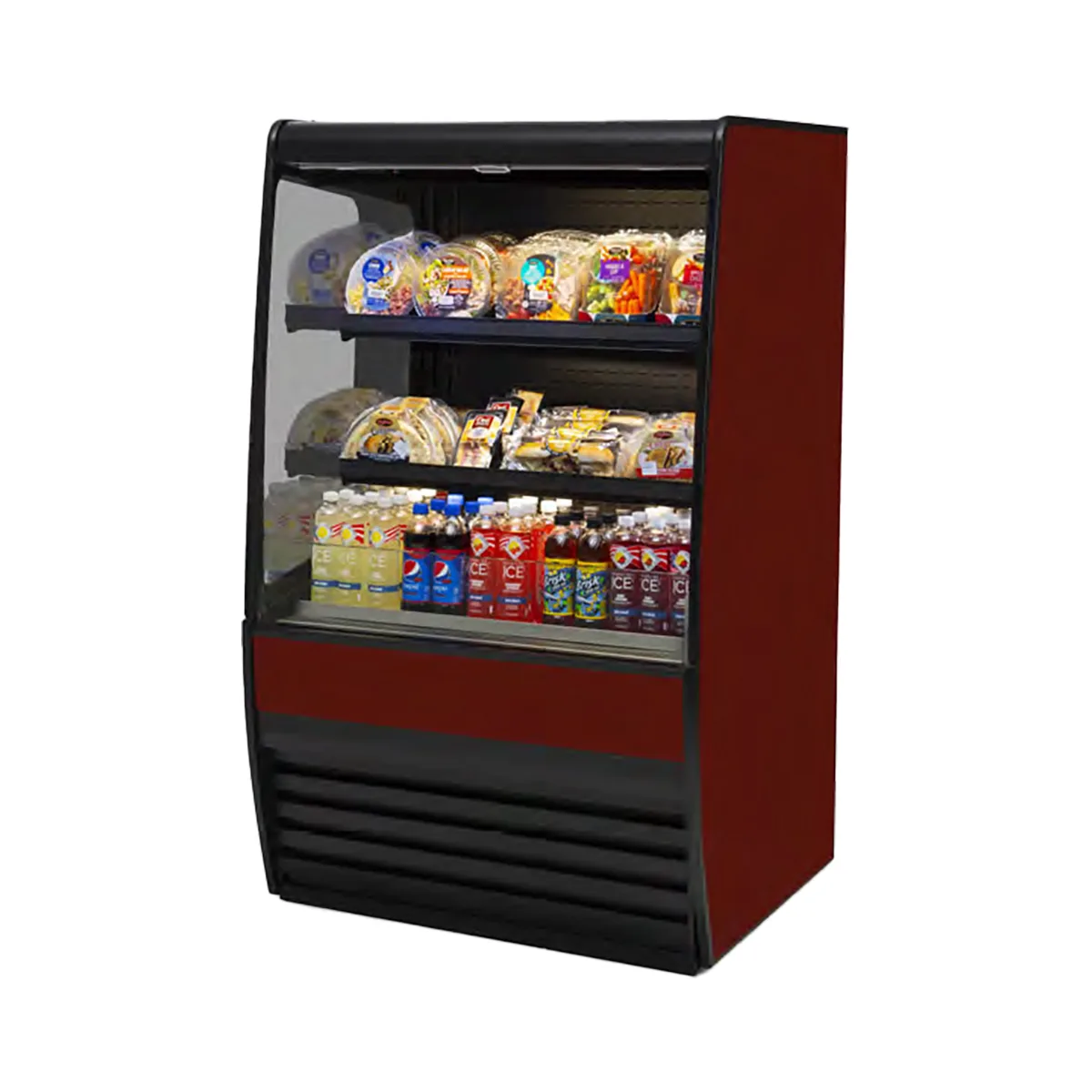 Federal Industries VRSS6060C 59" Vision Series Refrigerated Self-Serve High Profile Merchandiser