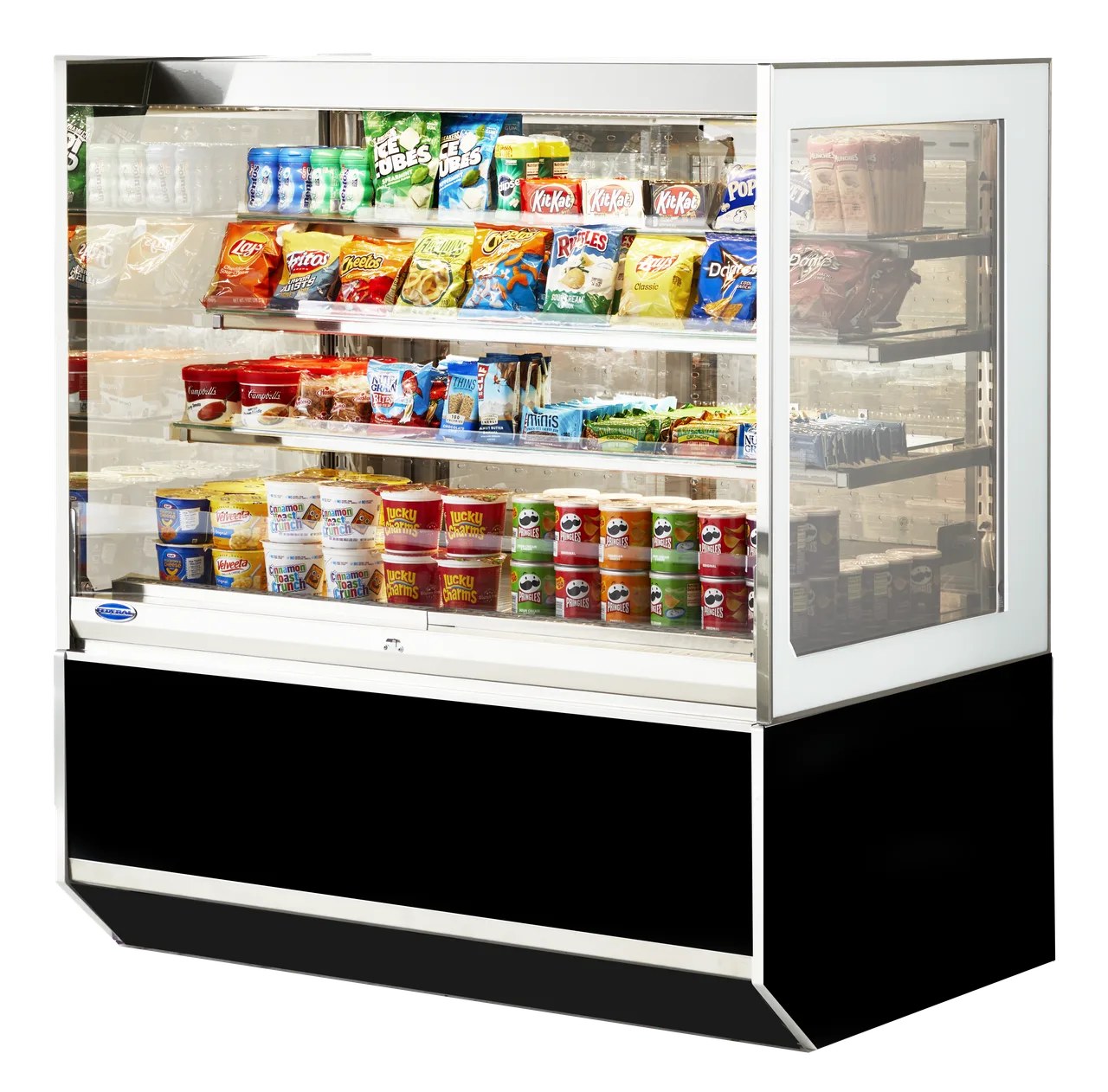Federal Industries ITDSS6026F-B18 60" 1-Glass Door Display Case, 2‑Tier Shelves