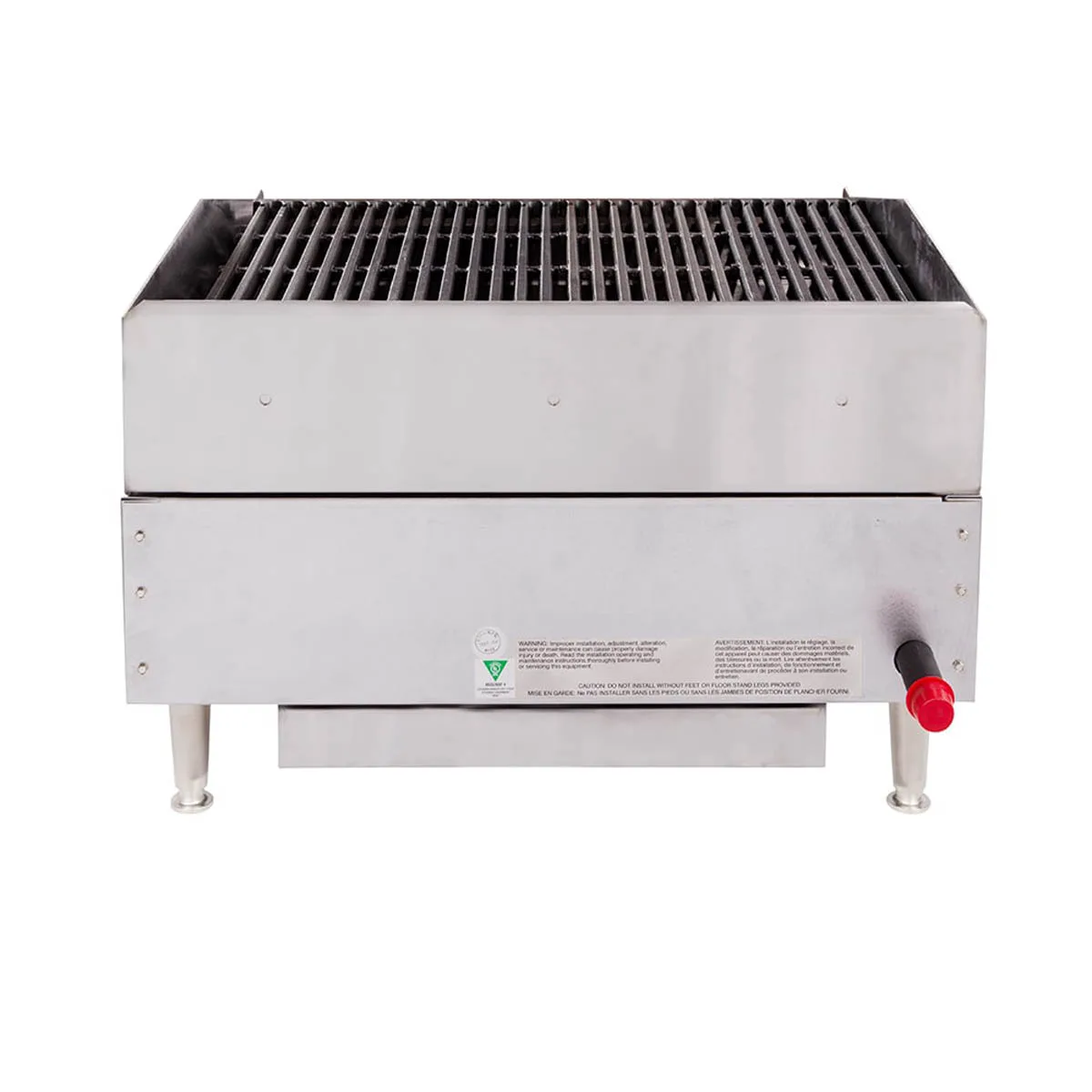 Toastmaster TMRC24 24" Countertop Gas Radiant Charbroiler w/ (2) Burners, 60.000 BTU