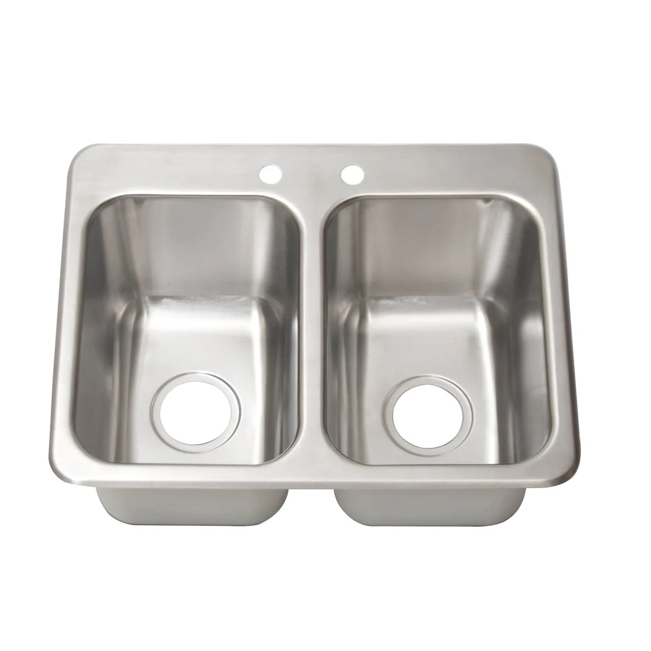 BK Resources DDI2-10141024-P-G Drop-In Sink, Two Compartment
