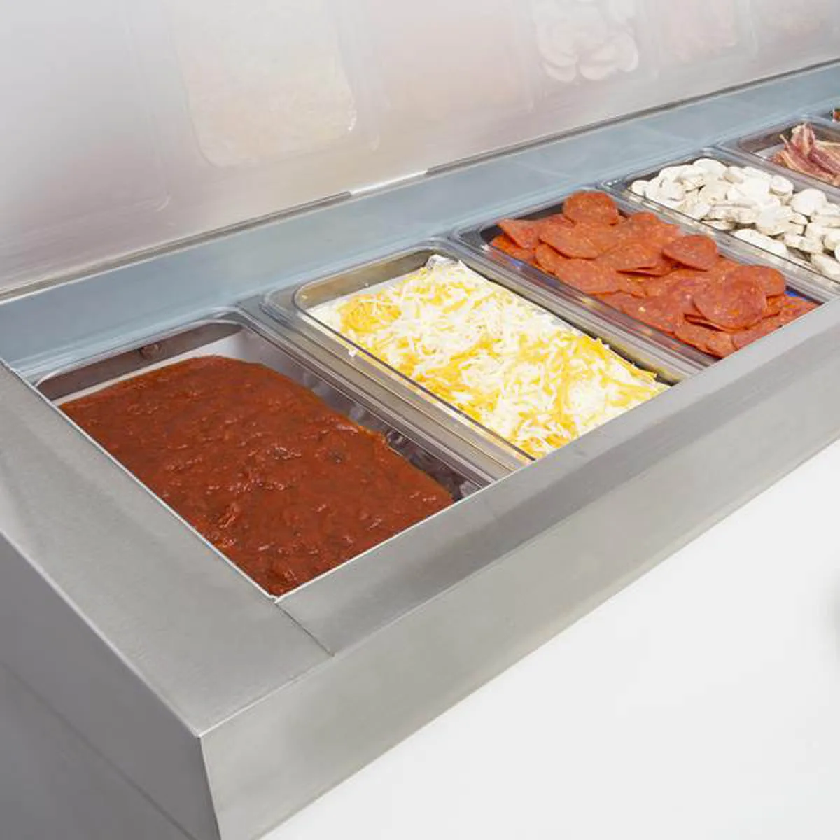 Maxx Cold MXCPP70HC 70" Refrigerated Pizza Prep Table w/ 2 Doors, 22 cu. ft.