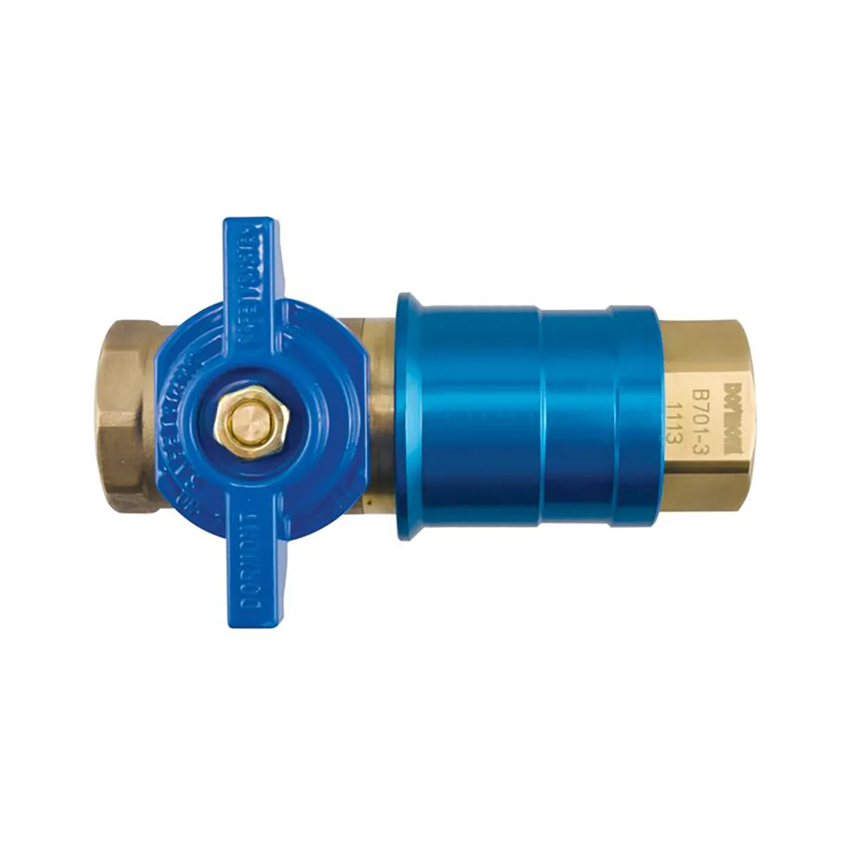 Dormont CF-100R Quick Disconnect Coupler–1" Safety Quik® QDV Fitting for Water Appliance Connectors