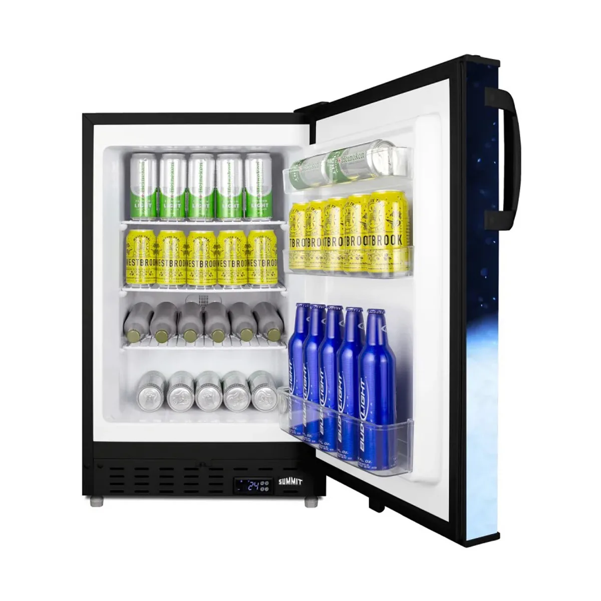 Summit ALFZ37BFROST 20" Built-in or Freestanding Undercounter Beer Froster, 2.68 cu. ft.