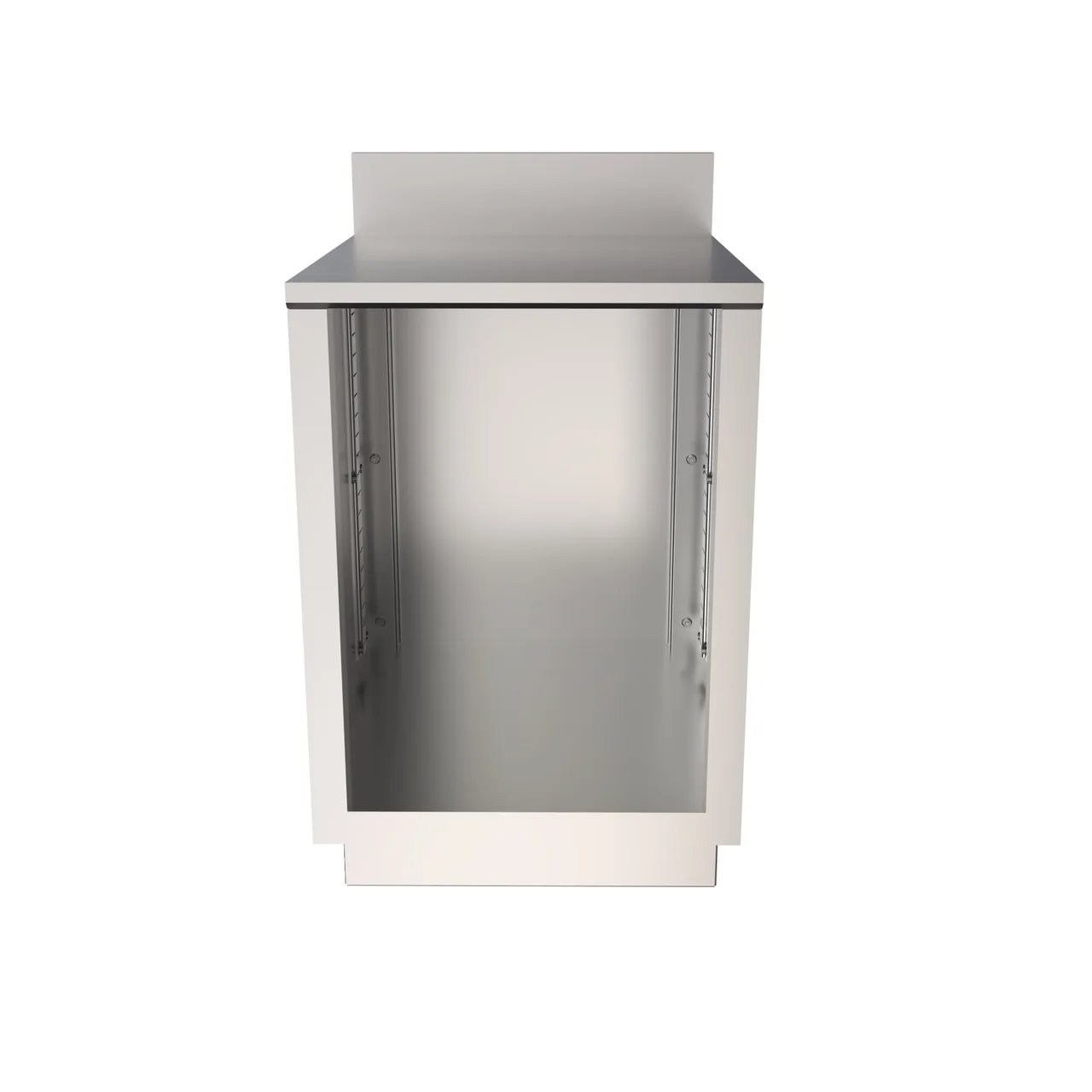 BK Resources UBC-B-21-F18 Call Series Underbar Cabinet, Flat Top, Pedestal Base