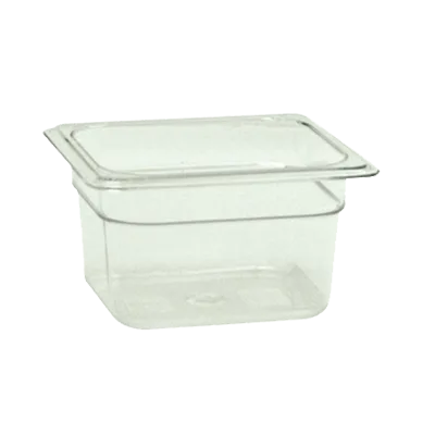 Thunder Group PLPA8164 Food Pan, 1/6 Size, 4" Deep, Shatter And Scratch Resistant