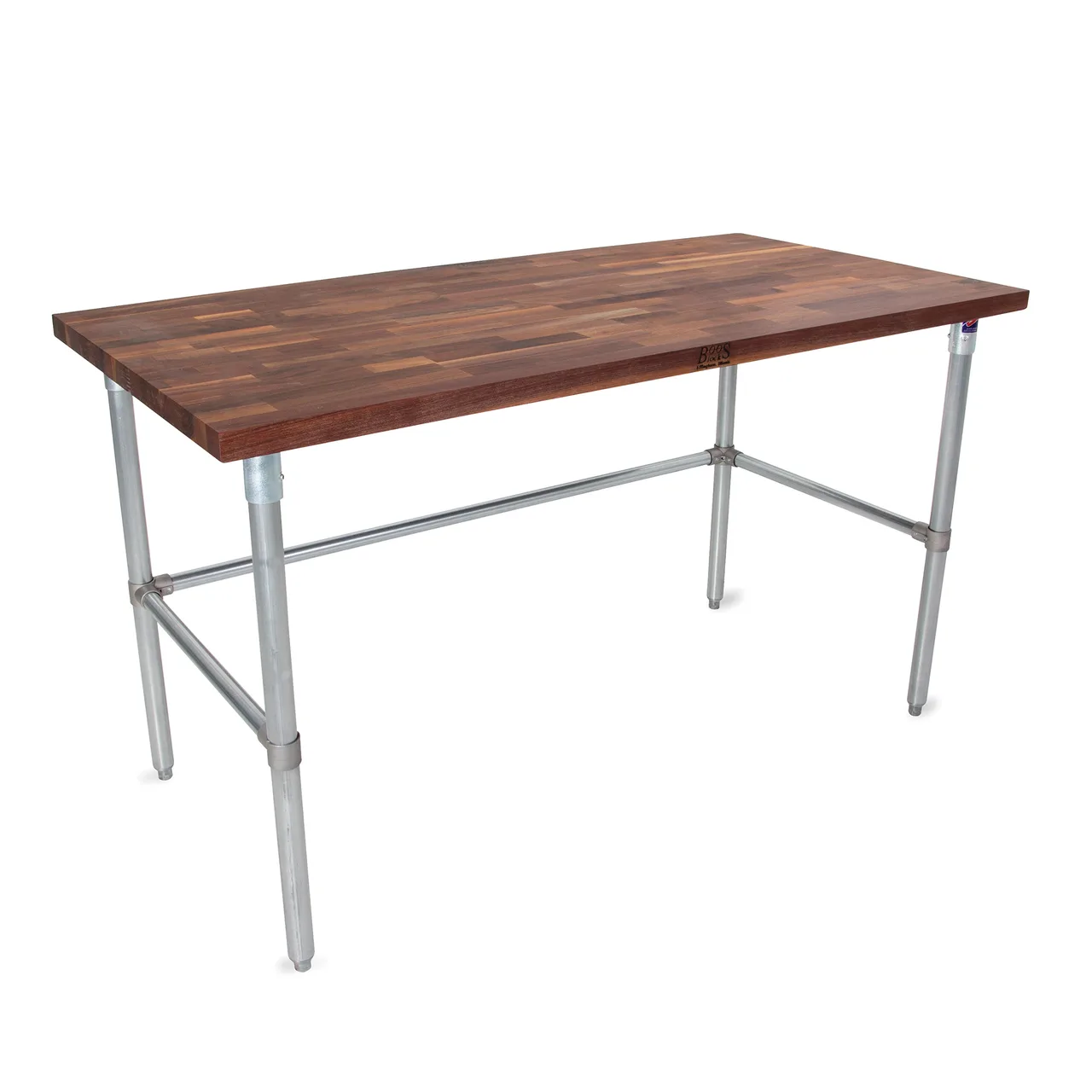 John Boos WAL-JNB08-O Work Table, Wood Top, 48"W X 30"D X 35"H Overall Size
