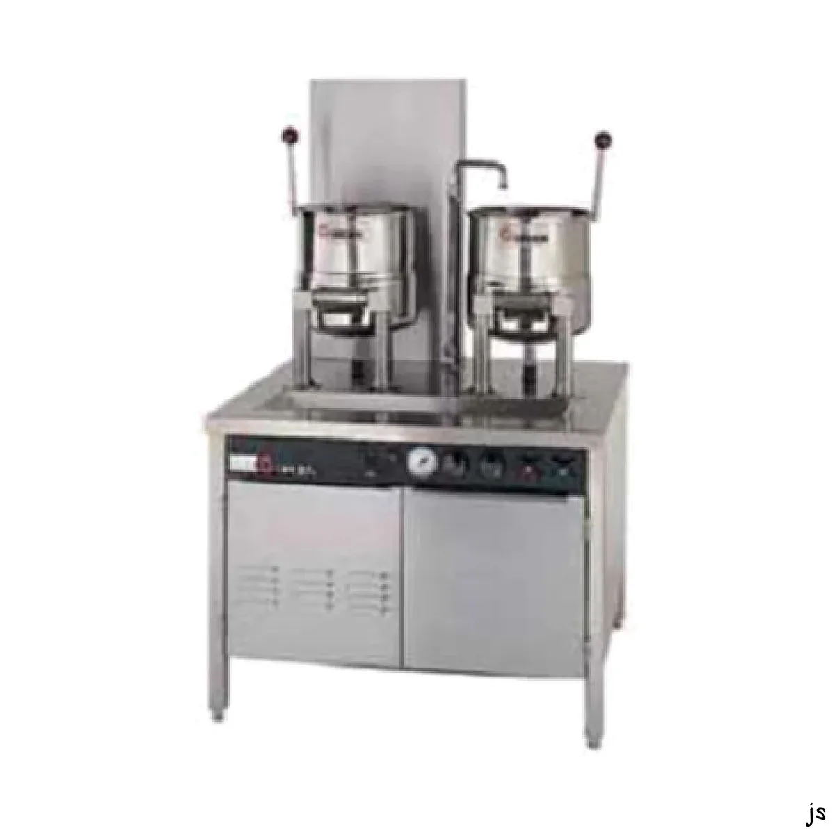 Groen 155742 15 Gallon Floor Tilting 2/3 Steam Jacketed Gas Kettle w/ 54" Cabinet, 200.000 BTU