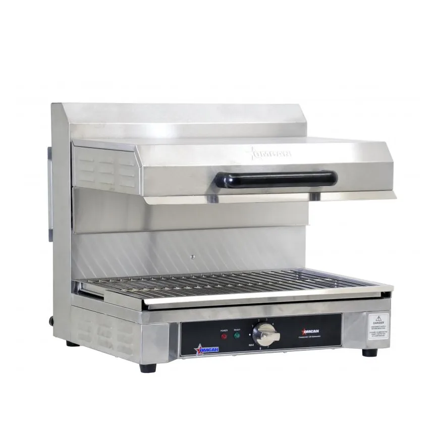 Omcan USA 43450 (Ce-Cn-0580-S) Salamander/Broiler, Electric, Countertop, 23"W
