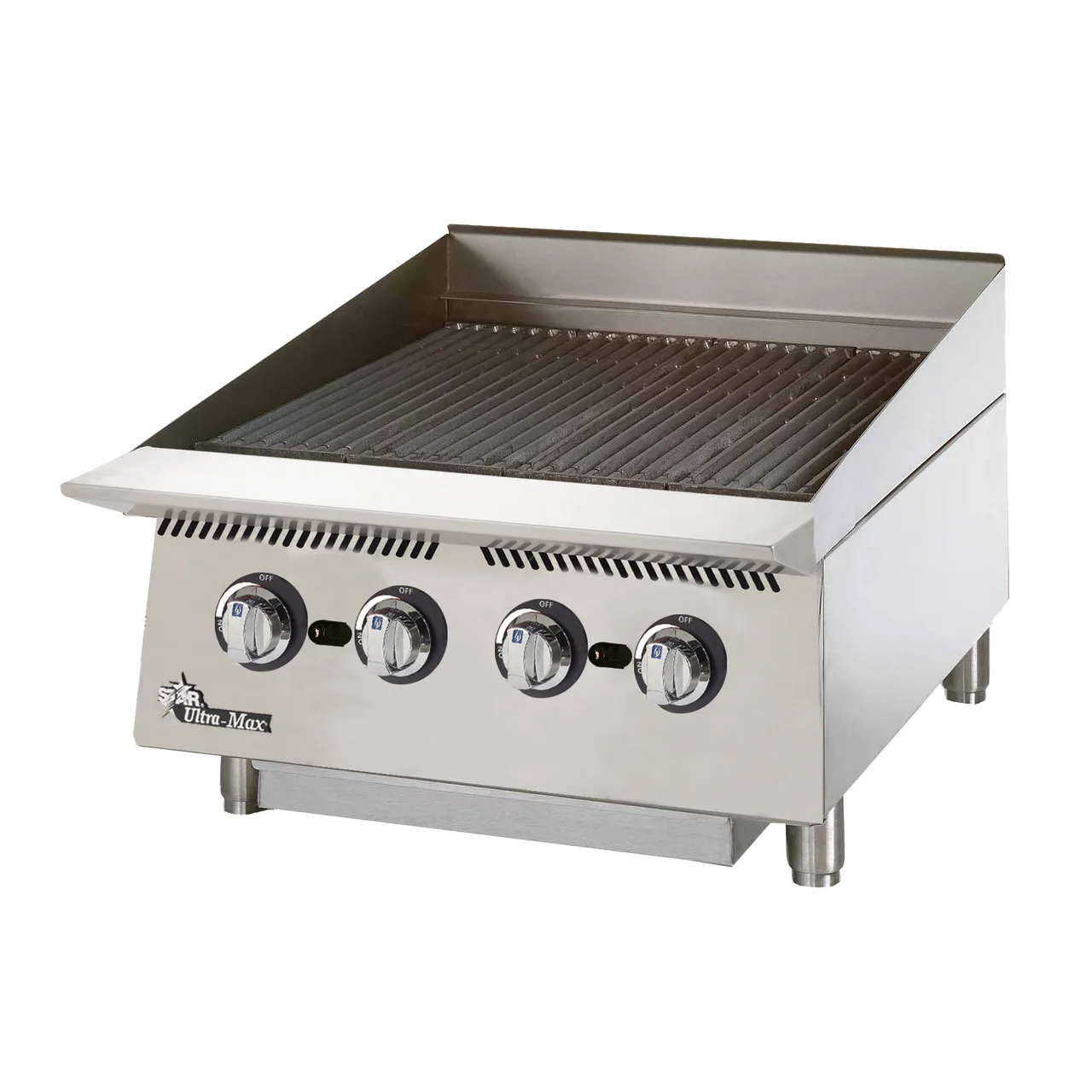 Star 8124RCBB 24" Countertop Gas Radiant Charbroiler w/ (4) Burners, 80.000 BTU