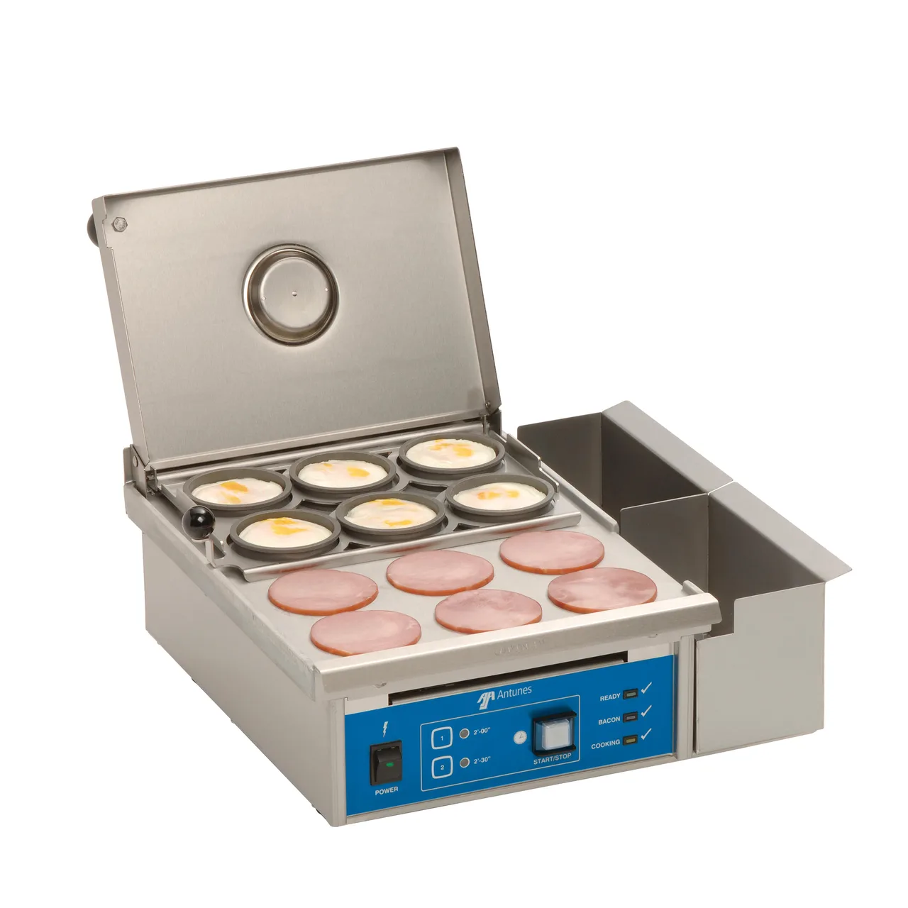 Antunes ES-600 Egg Station - Max 6x3" Eggs & Heats Pre-Cooked Bacon