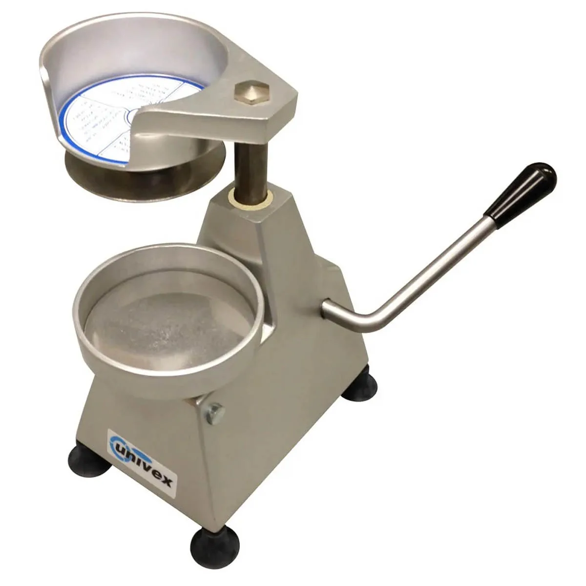 Univex 1405 - Manual 5" PattyPress Burger Mold, Aluminum Body, Stainless Steel Bowl & Ejector, 8oz Capacity
