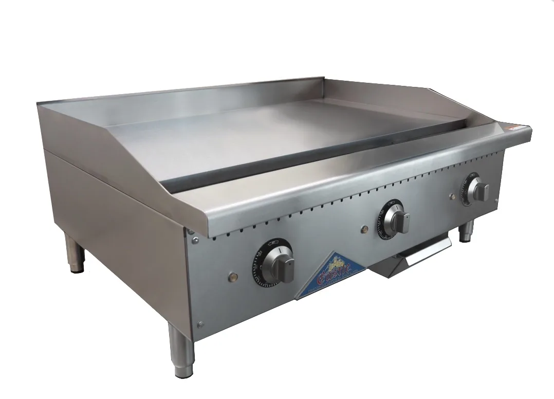 Comstock-Castle CS-48EG 48" Countertop Electric Griddle with 48” x 20.7” Surface, Smooth Steel Plate