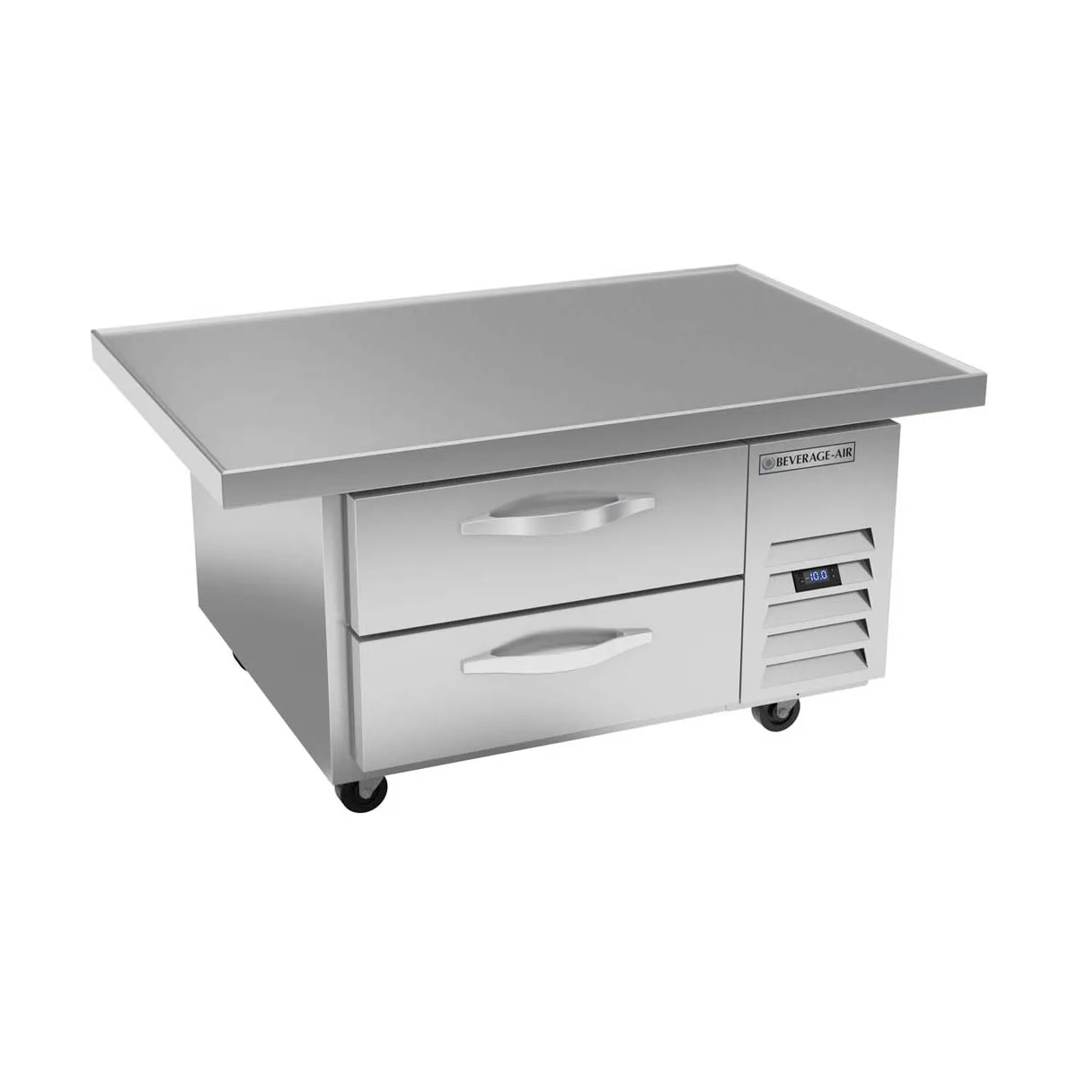 Beverage Air WTFCS36HC-48 48" 2 Drawers Worktop Cook Stand Freezer w/ Marine Edge