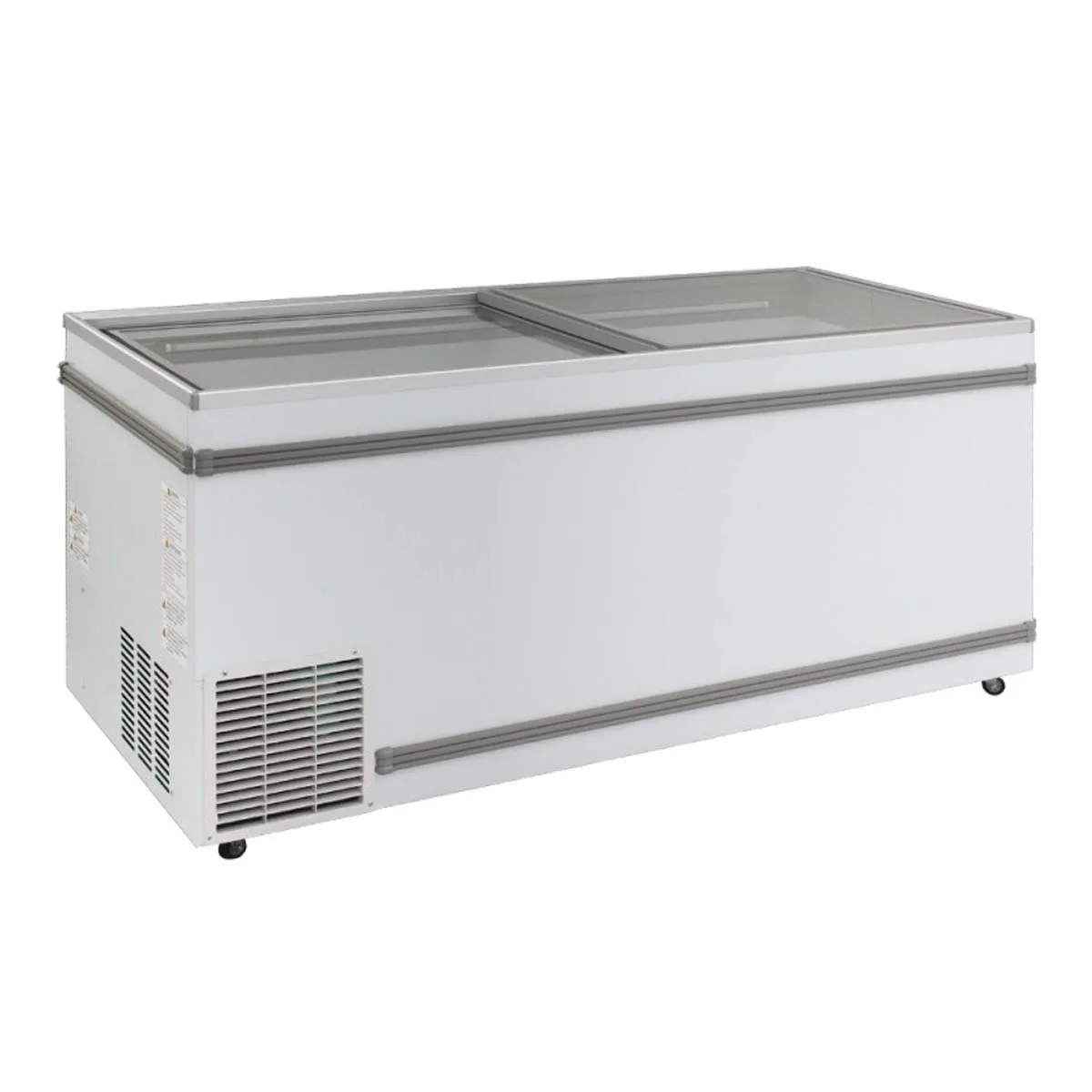Turbo Air TFS-25F-N 69" Island Glass Chest Freezer, 25.22 cu. ft.