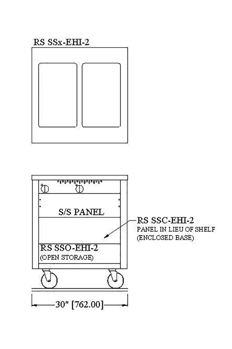 Randell RS SSC-EHI-2 30" Hot Food Table