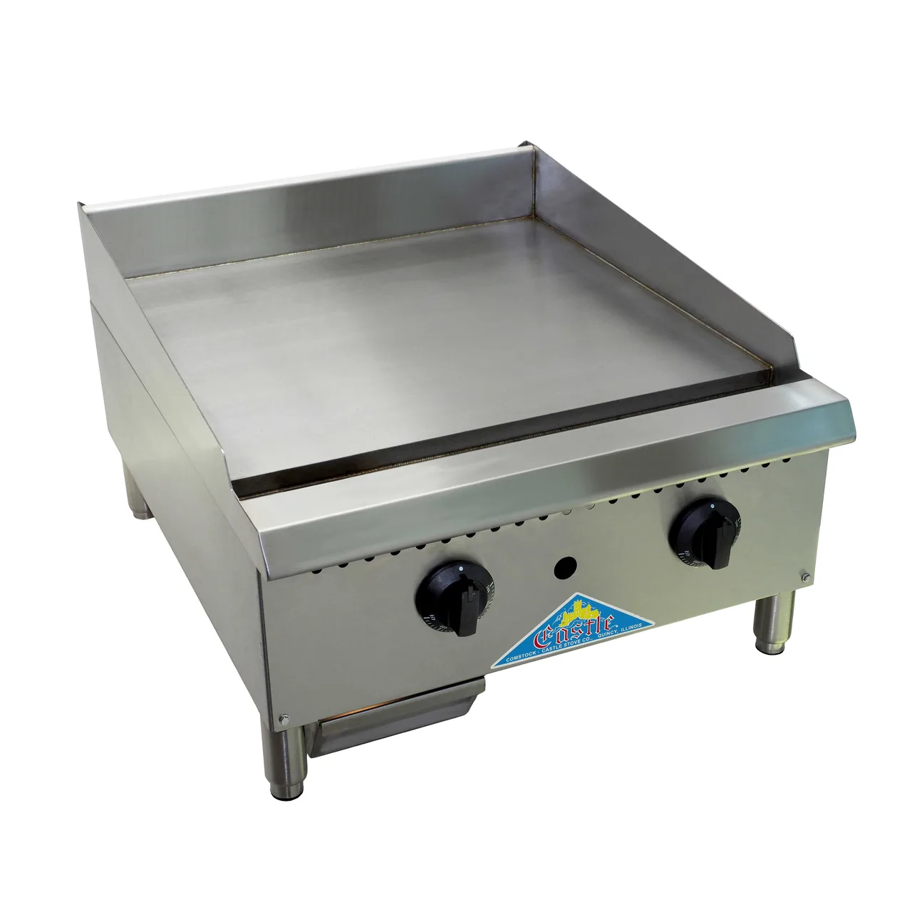 Comstock-Castle CCHG-24-1 24" Countertop Gas Griddle with Manual Controls, 1" Steel Plate, 60.000 BTU