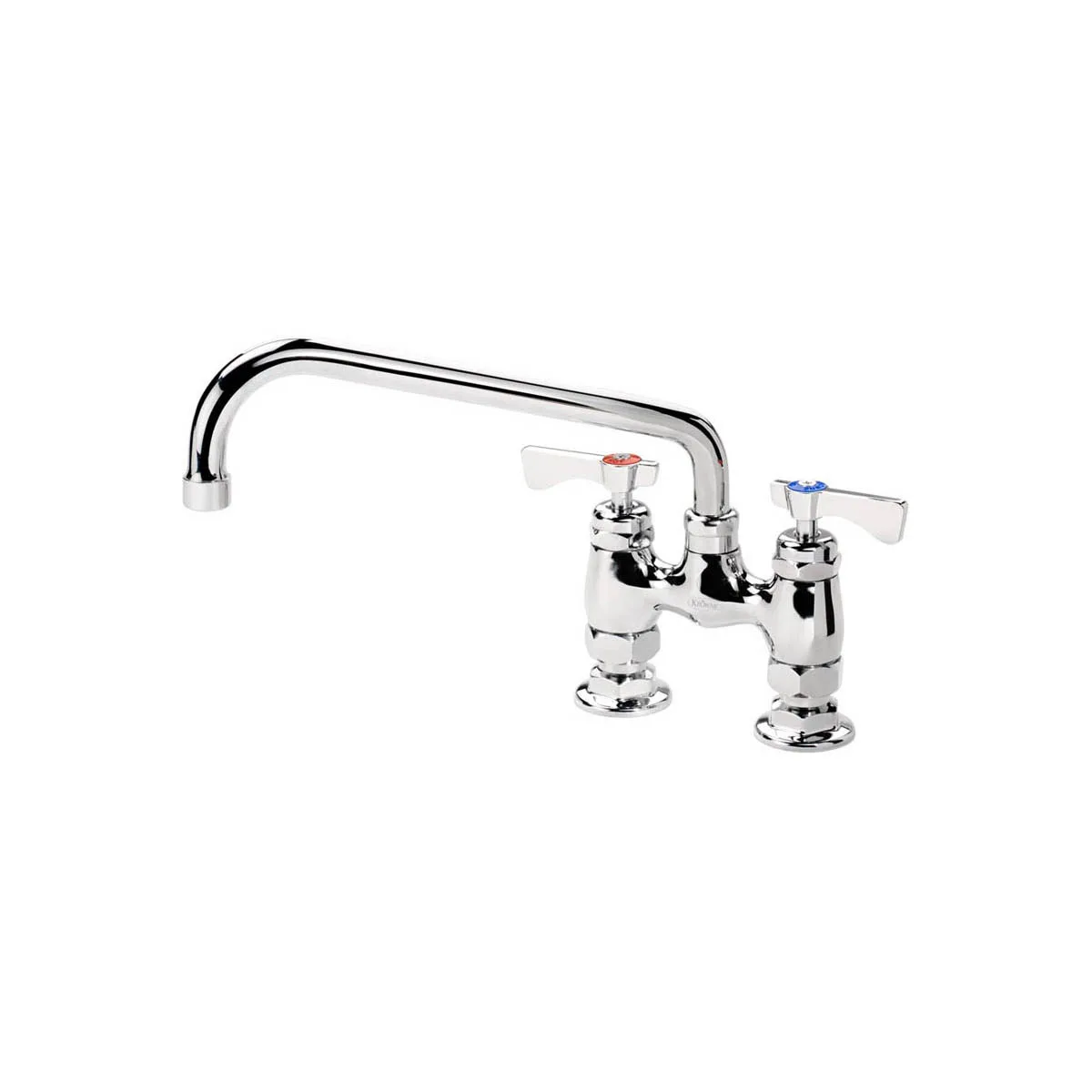 Krowne 15-410L Royal Series Low Lead Deck Mount Faucet w/ 4" Centers, 10" Swing Spout