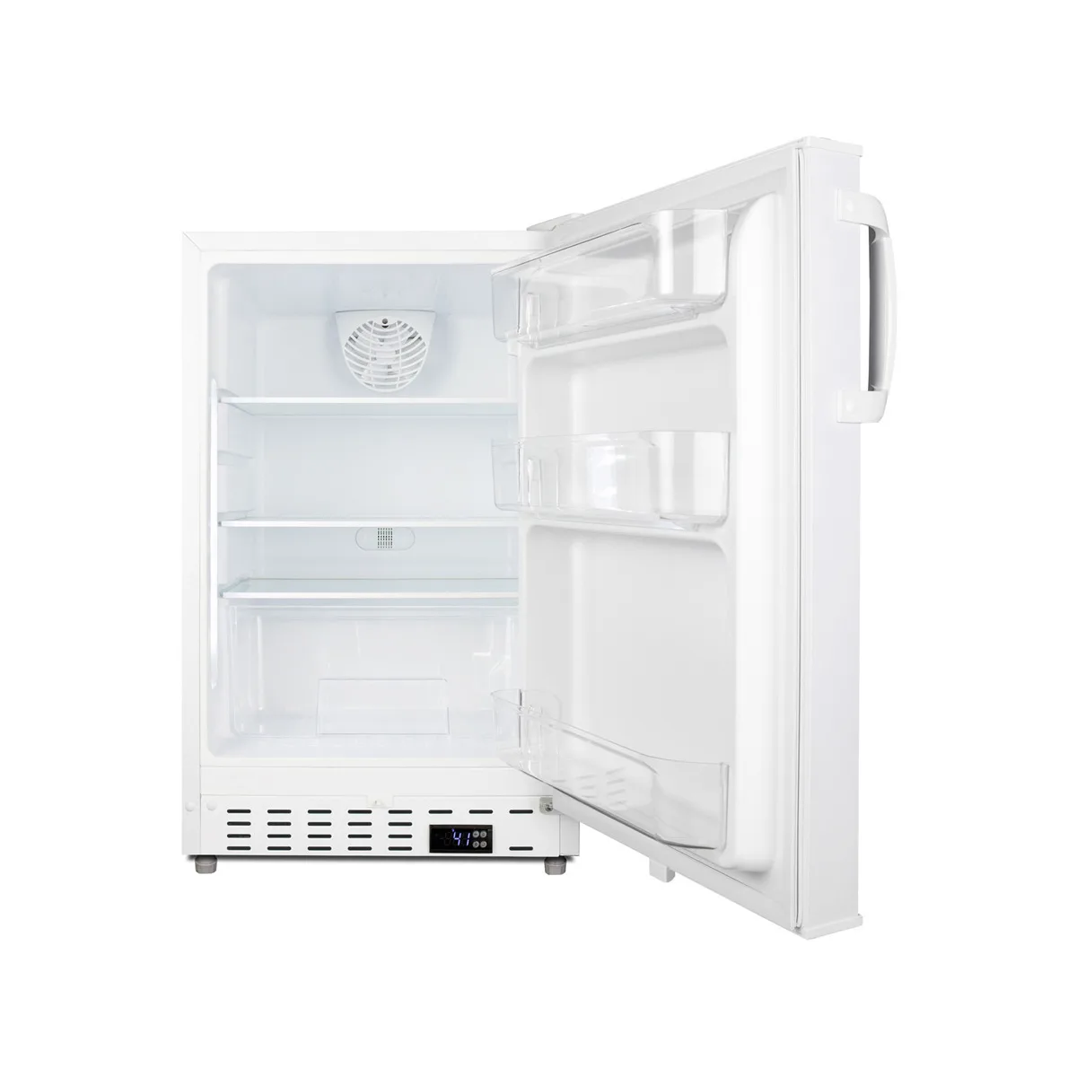 Summit ALR46W 20" Built-in or Freestanding Undercounter Refrigerator in White, ADA compliant, 3.5 cu. ft.
