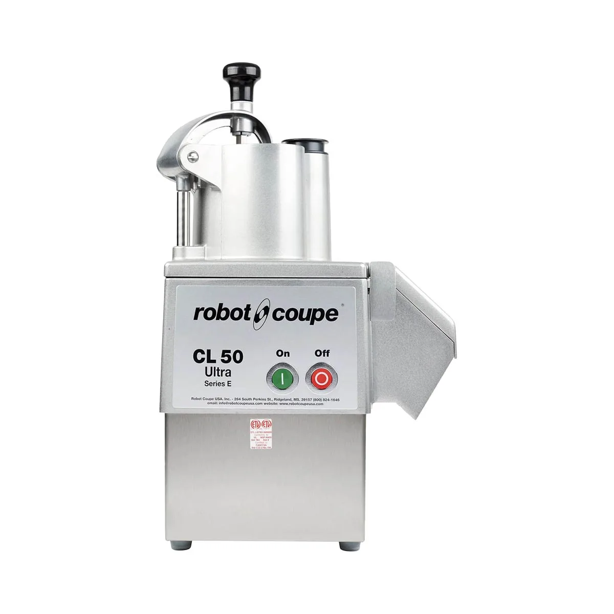 Robot Coupe CL50EULTRA NODISC Continuous Feed Food Processor, No Discs, 1.5 HP