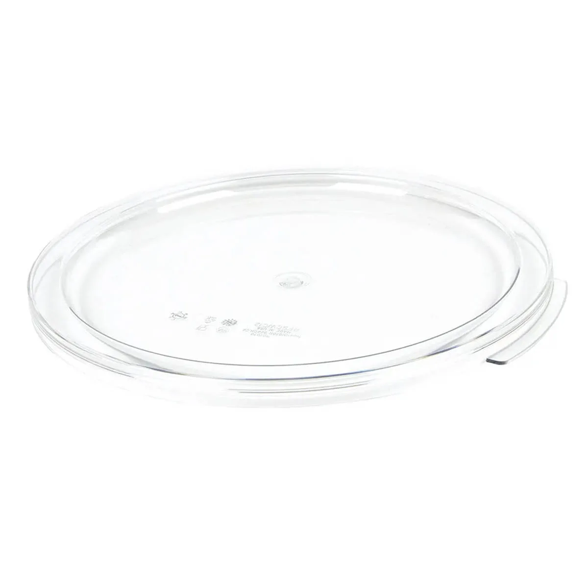 Cambro RFSCWC12135 Round Clear Polycarbonate Cover, Fits 12‑qt, 18‑qt, 22‑qt Containers, NSF
