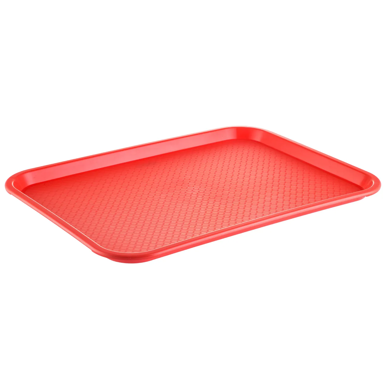 CAC China DSPT-1216OR Fast Food Cafeteria Tray, 16"L x 12"W, Polypropylene, Orange