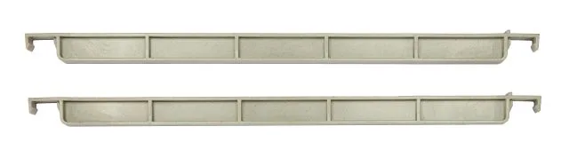 Cambro CBDBS18480 Basics PLUS Shelf Divider Bar, 18"L, Straight, Speckled Gray, NSF