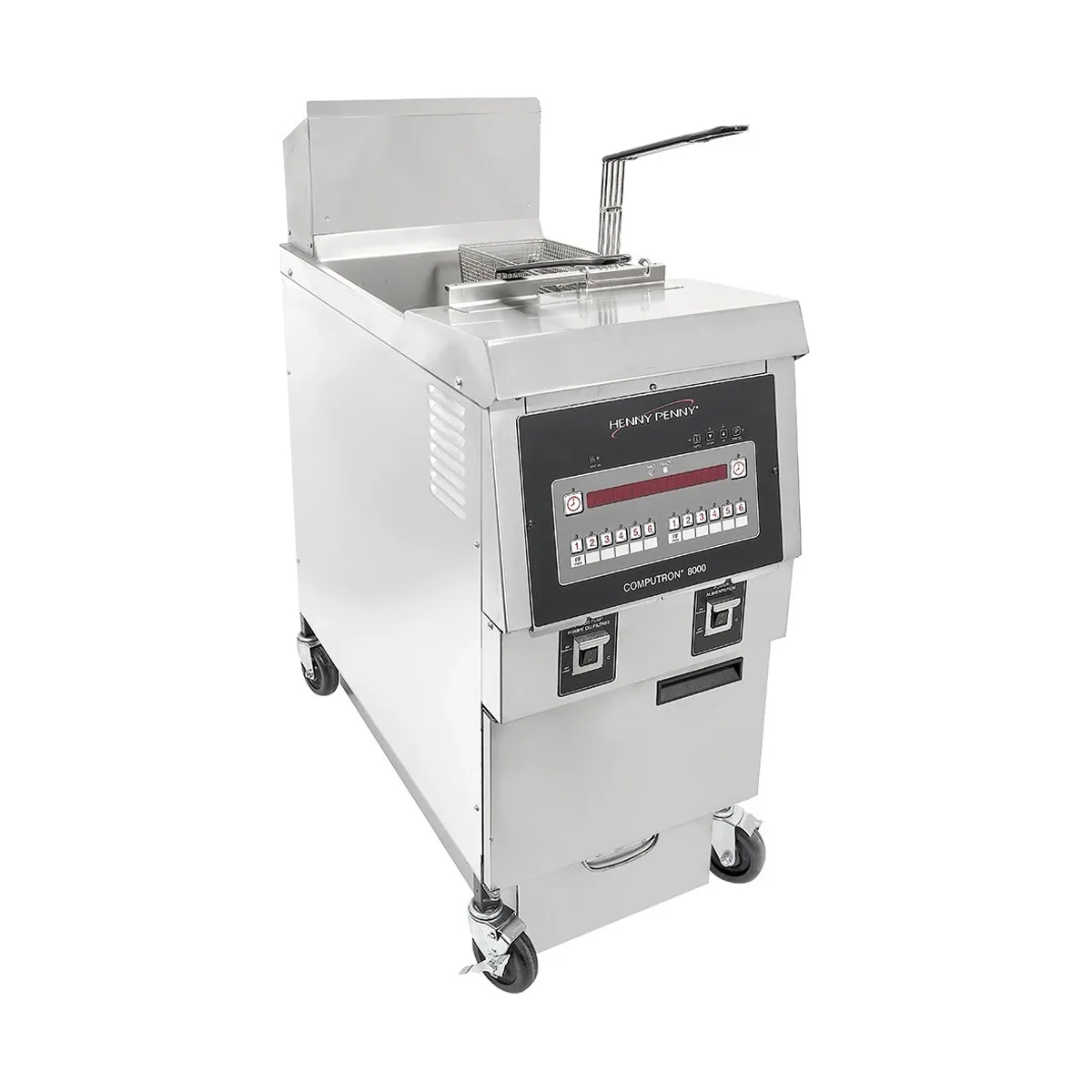 Henny Penny OFG321.01 17" Full Pot Floor Model Gas Fryer, Natural Gas, 65 lbs, 85.000 BTU