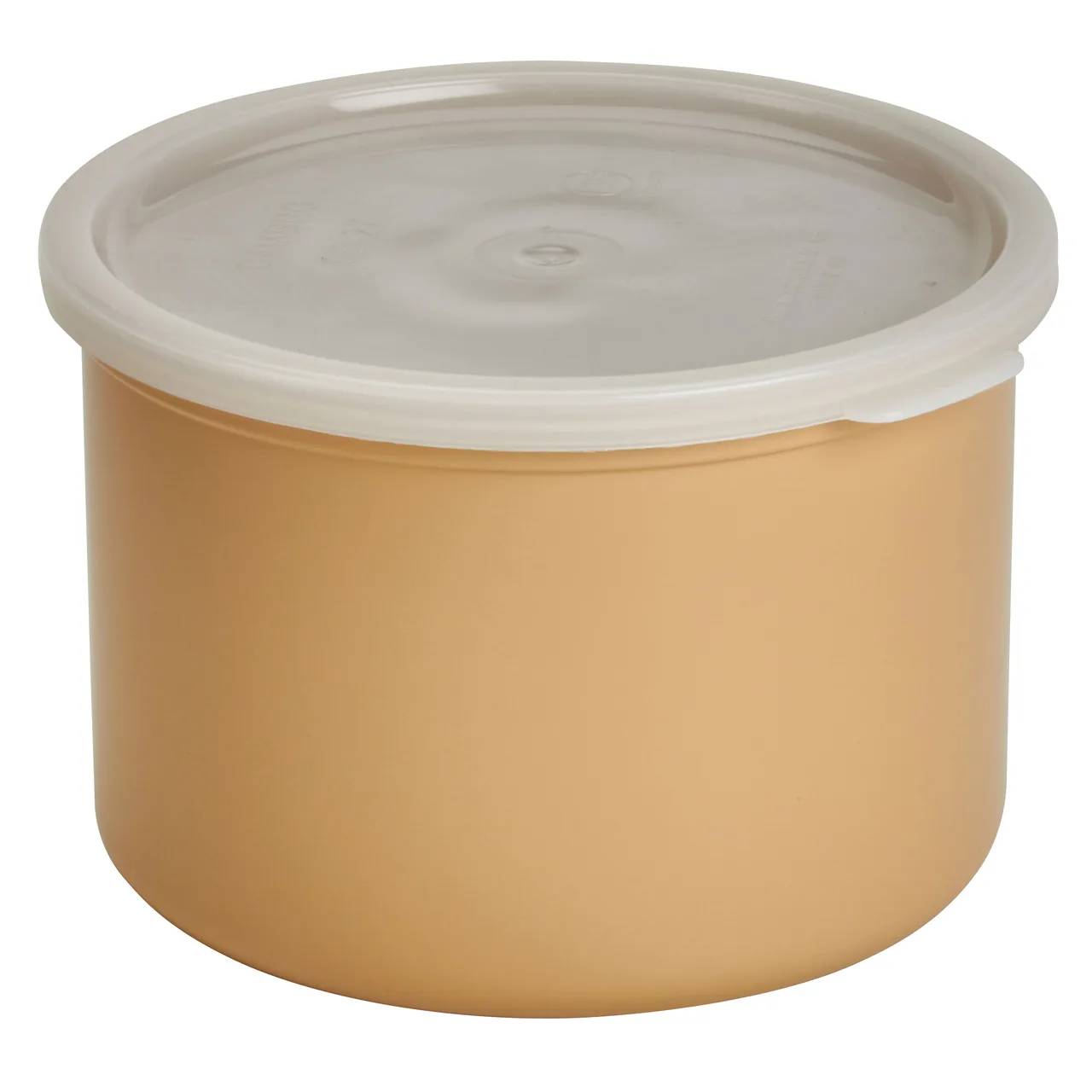Cambro CP15133 - 1.5 Qt Salad Crock, 6-5/8" Dia x 4-5/16" H, Beige Polypropylene, NSF