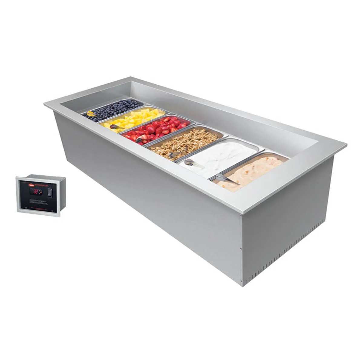 Hatco CWBX-S1 One Pan Slim Drop-In Remote Refrigerated Cold Food Well