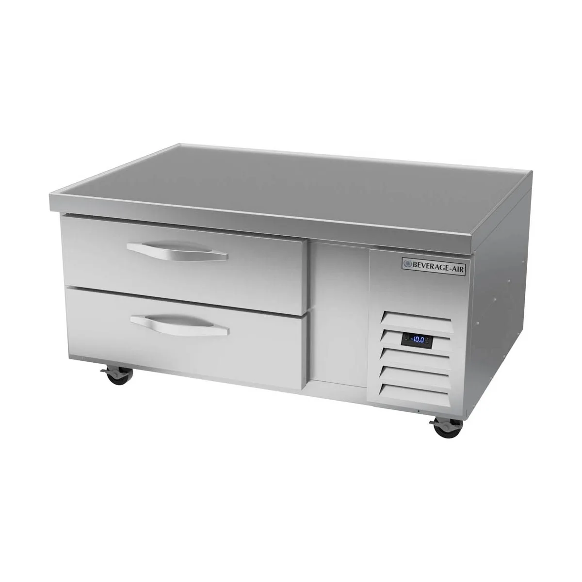 Beverage Air WTFCS48HC 48" 2 Drawers Worktop Freezer Chef Base w/ Marine Edge, 8.6 cu. ft.