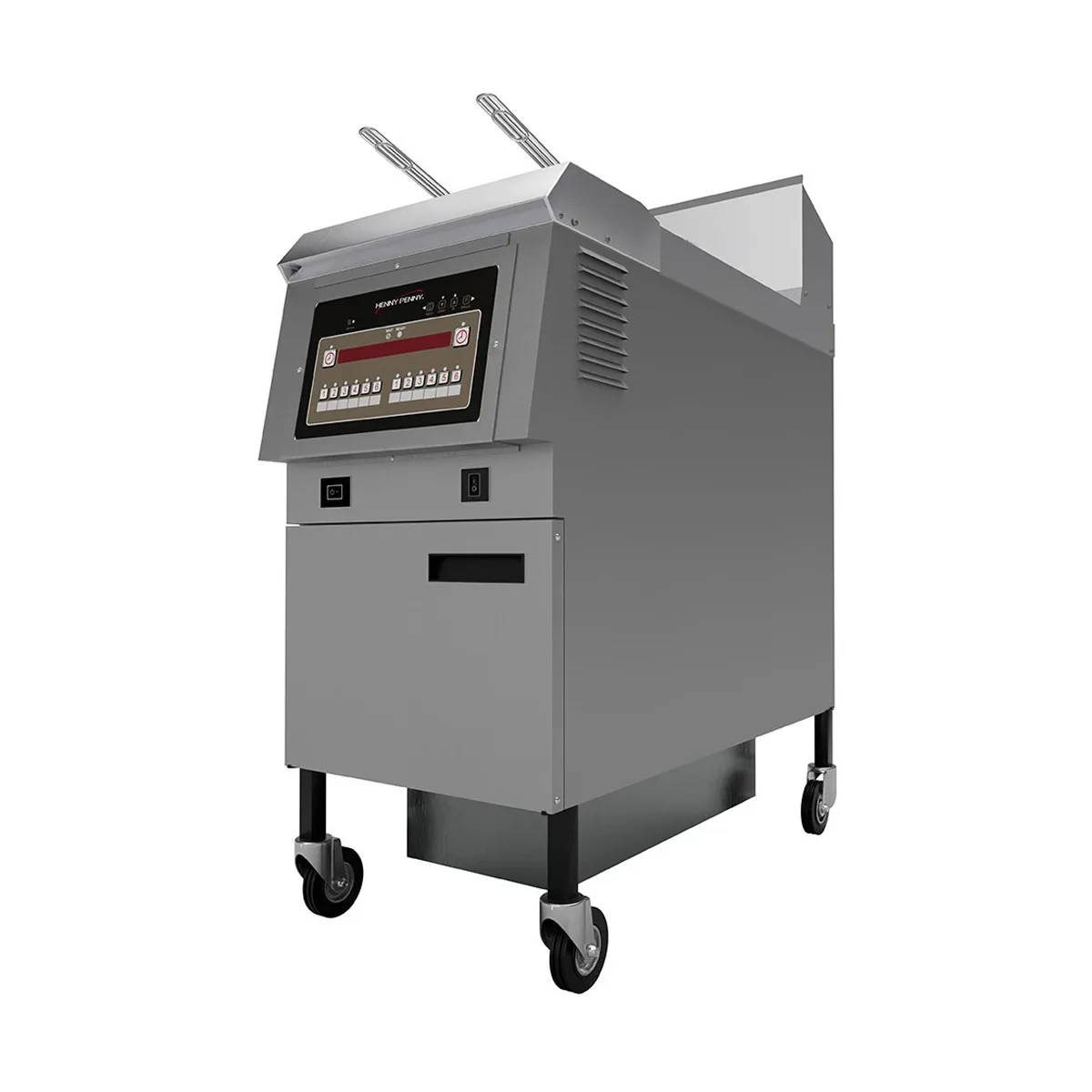 Henny Penny OFE321.03 Full Pot Floor Model Electric Fryer w/ 1 Rectangular Fry Pot, 65-lbs. Fat