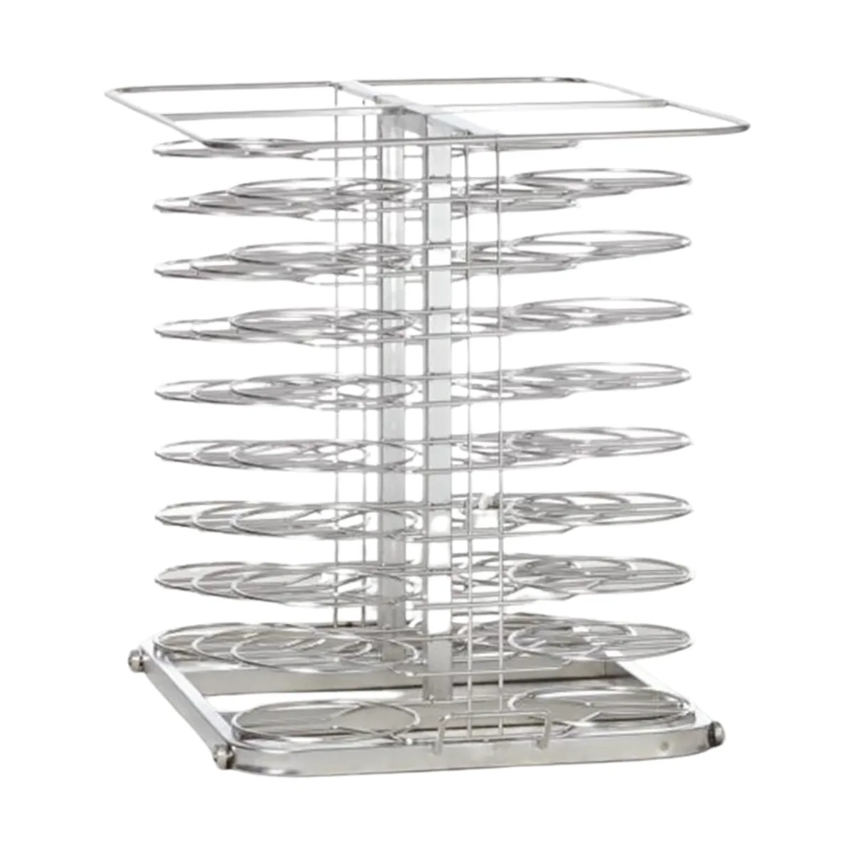 RATIONAL 60.12.022 Mobile Plate Rack with 52-Plates Capacity and 10-Full Size Pro/Classic