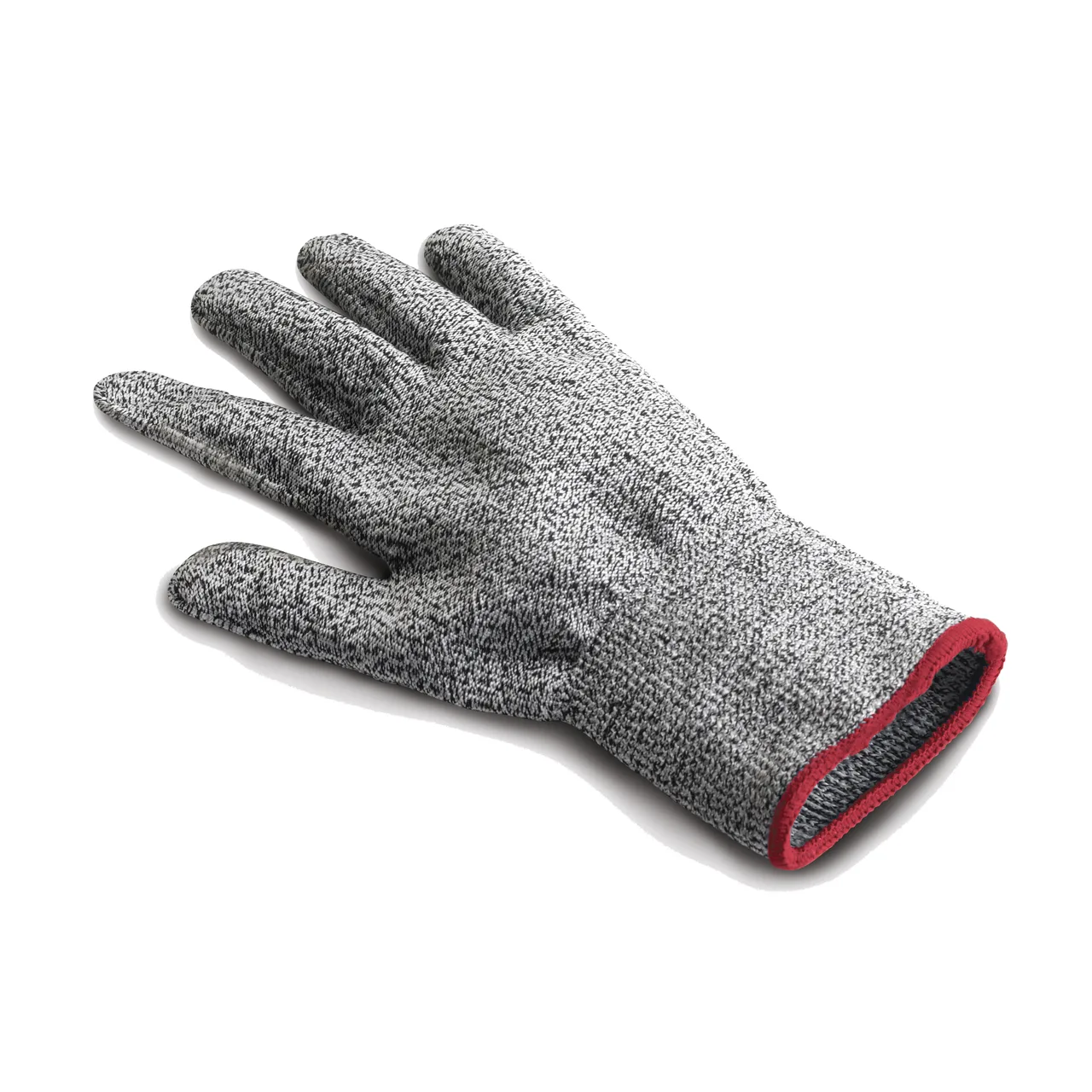 Browne USA 747329 - Cut Resistant Glove, One Size Fits Most, Nylon, Gray/Red, Cut Protection