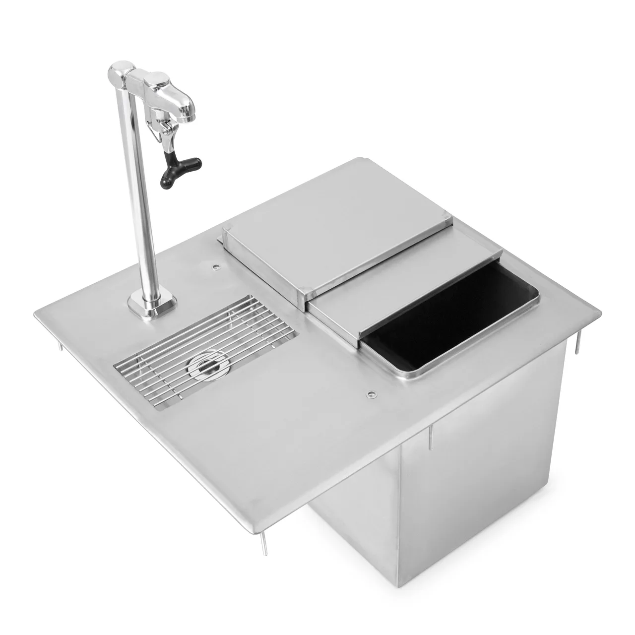 John Boos PB-DIIBWS2118-P-X Drop-in Water Station w/ Insulated Ice Bin