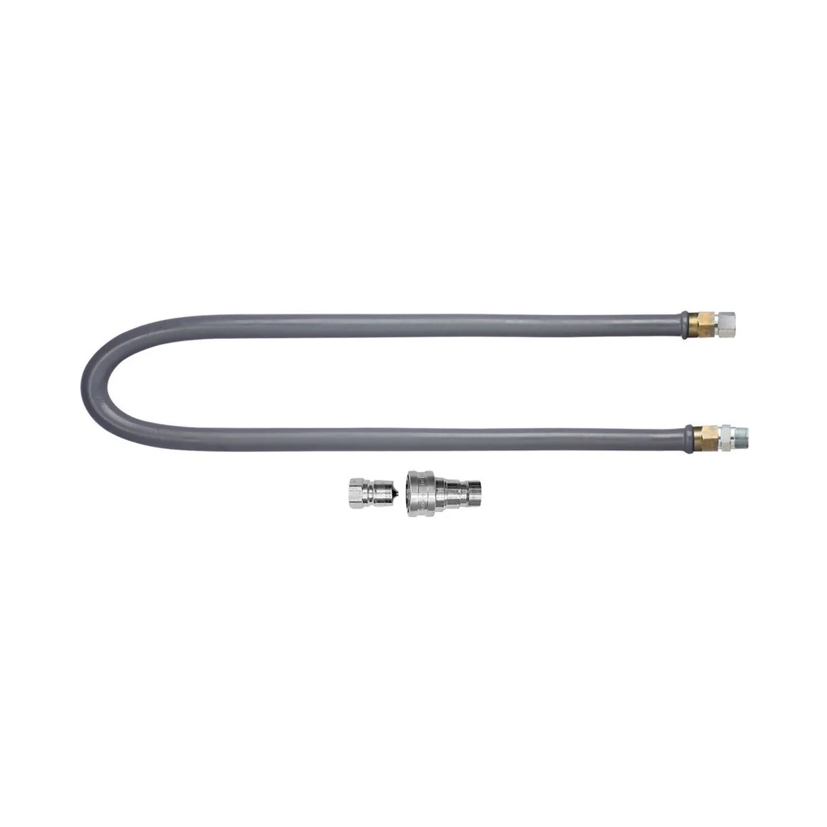 Dormont W75BP2Q24 Hi-Psi® Water Connector Hose, 3/4" Dia. x 24" L / Covered with Steel Braided