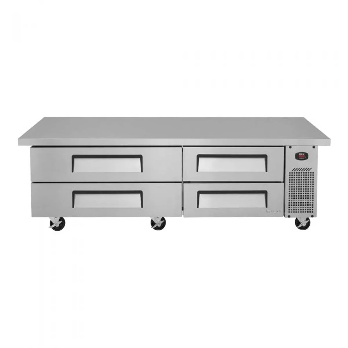 Turbo Air TCBE-72SDR-E-N 78" 4 Drawers Refrigerated Chef Base, Flat Top, 12.6 cu. ft.