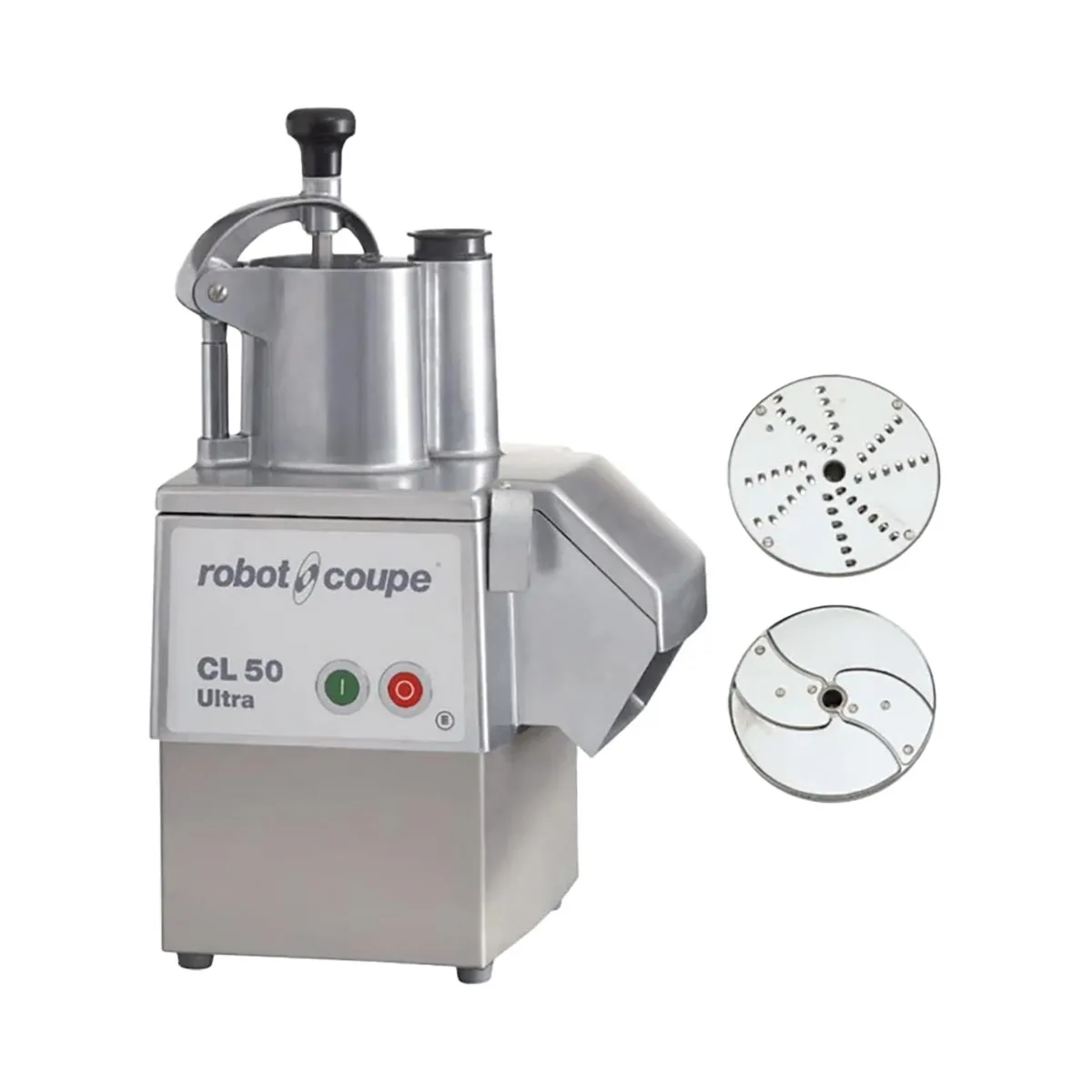 Robot Coupe CL50EULTRA Continuous Feed Food Processor, 2 Discs Included, 1.5  HP