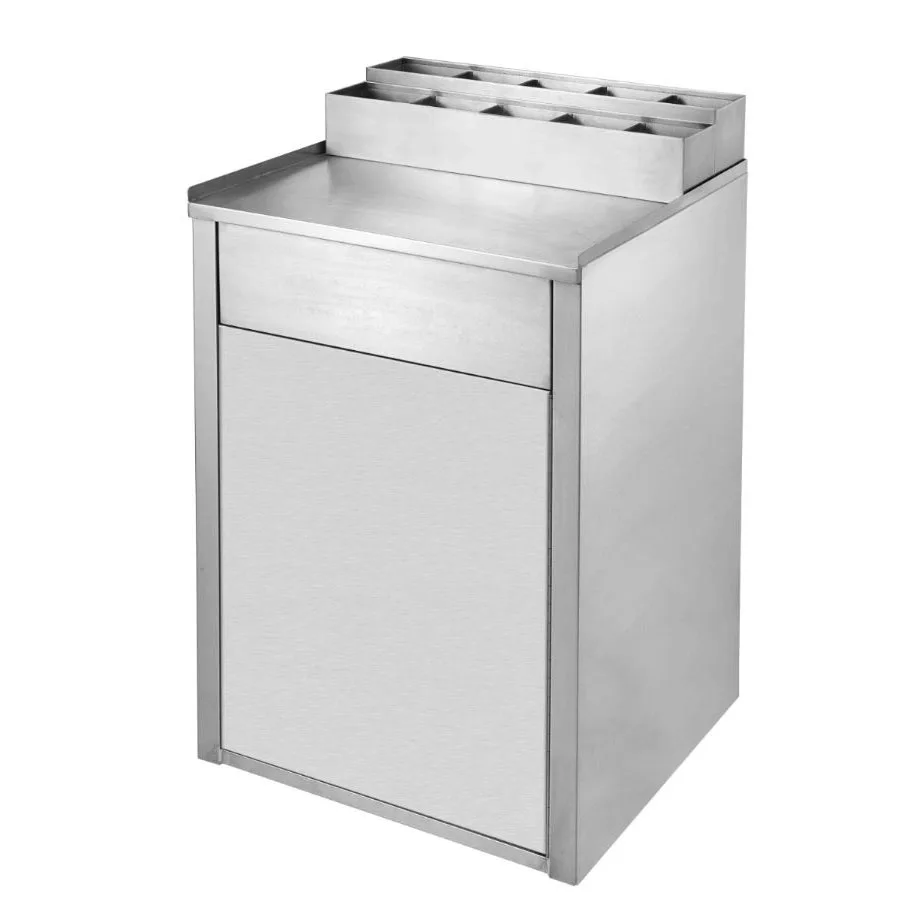 Klinger's Trading WR2000 Waste Receptacle, 24"W X 26"L X 41"H
