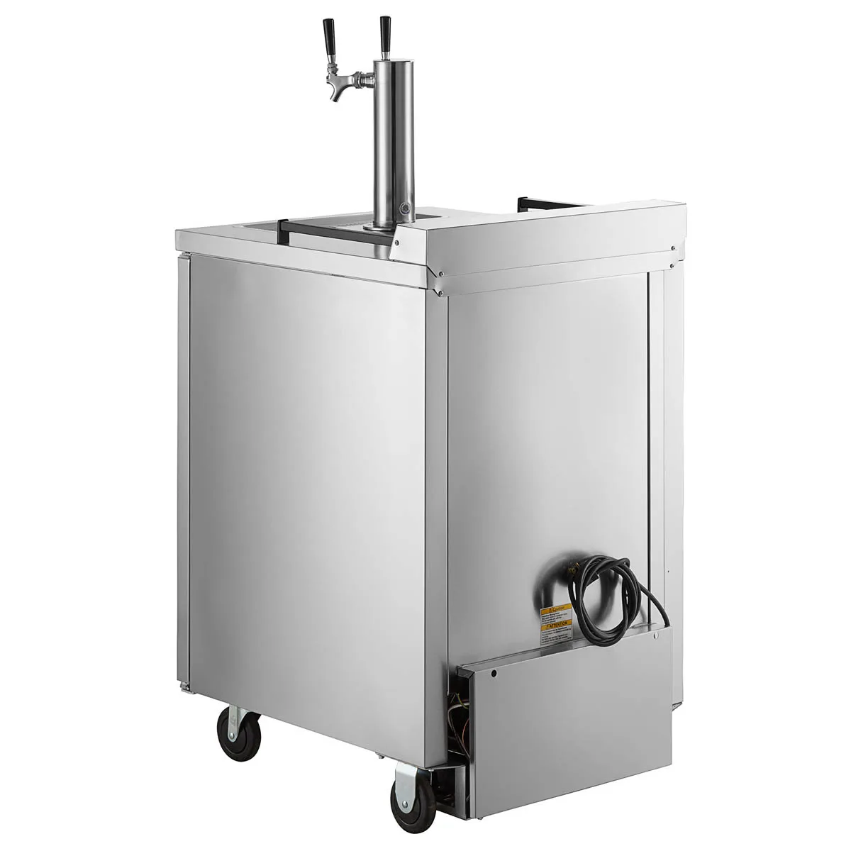 Beverage Air DZ24-1-S Keg Cooler, 24" x 29-3/8",7.44 Cu Ft, Holds 4 1/6‑Barrel Kegs2‑Tap Door Locks