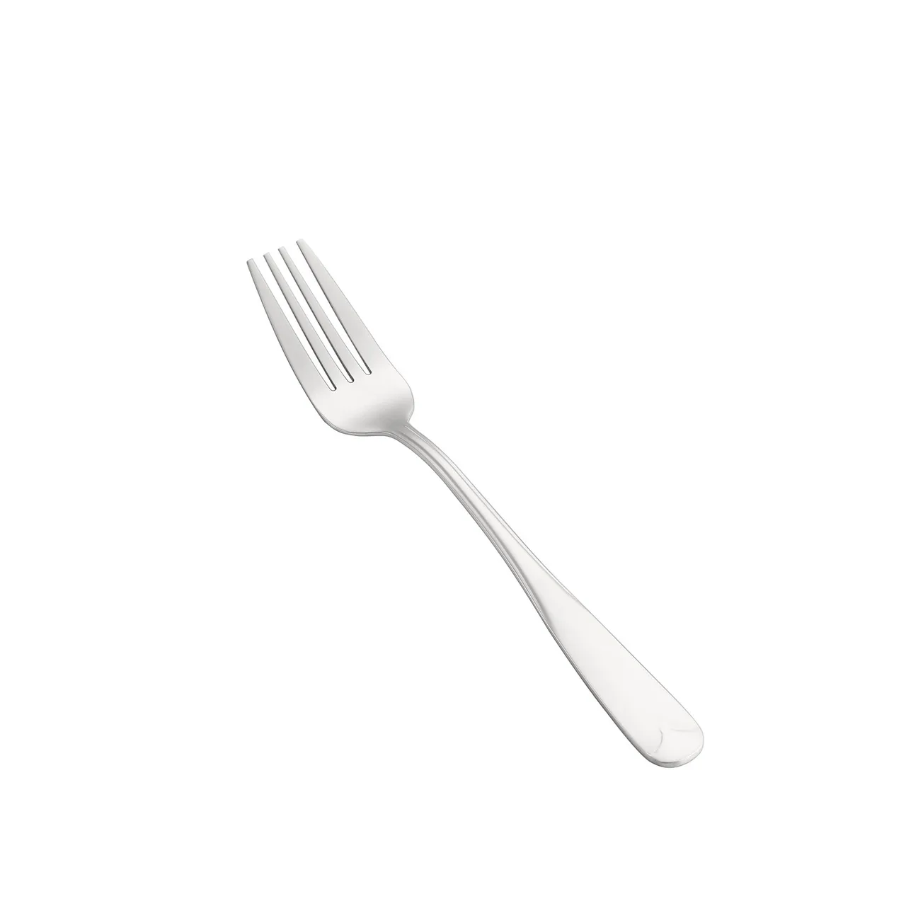 CAC China 3012-05 Iris Dinner Fork, 7-5/8" Length, Heavy Weight, 18/0 Stainless Steel - 1 Dozen